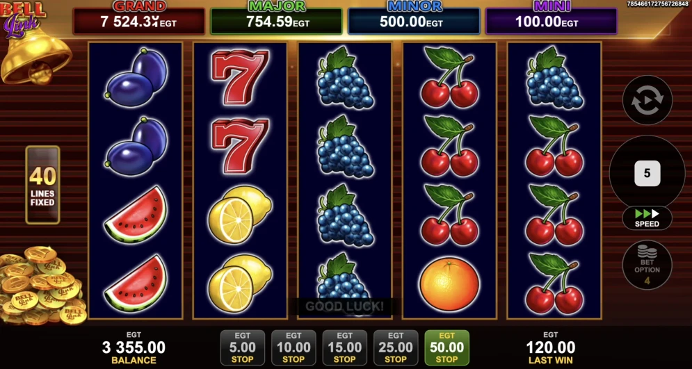 40 Super Hot Bell Link Slot