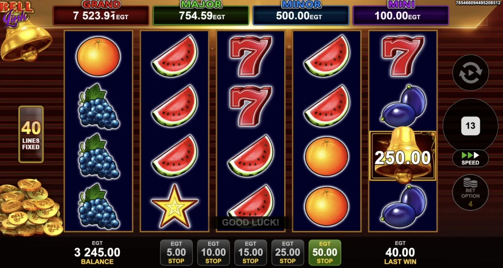 40 Super Hot Bell Link Slot