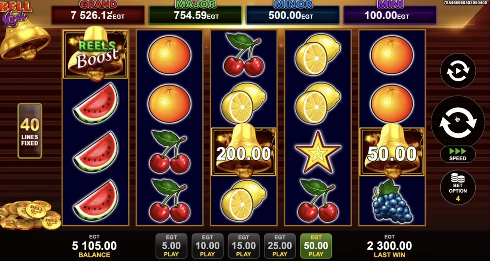 40 Super Hot Bell Link Slot